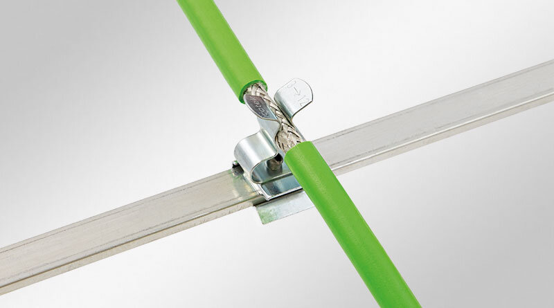 EMC-schermklemmen voor 10 × 3 mm rail, steekbaar