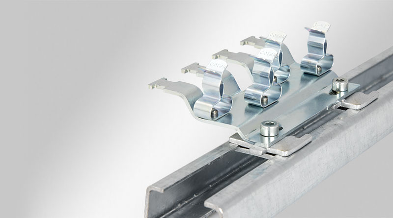 EMC-klemmontage voor 30 mm DIN-rail vorm C